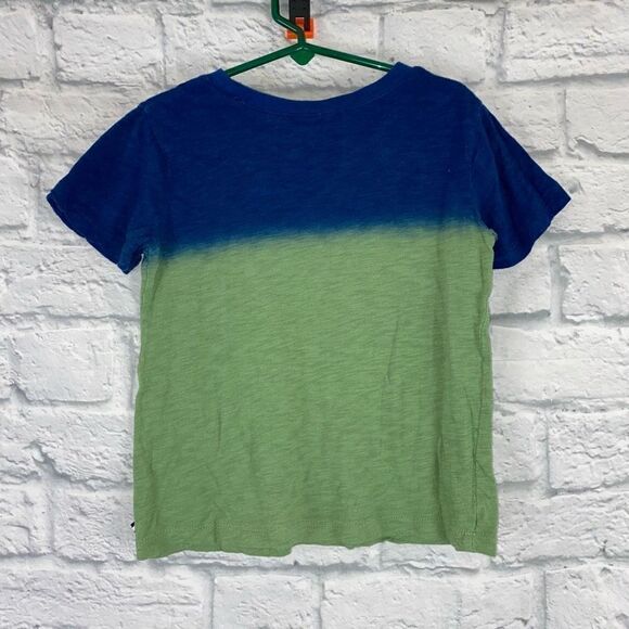 Splendid Crewneck short sleeve block color shirt blue/green sz 5/6 boys - Picture 5 of 5